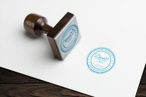 DesignerKen Graphics - Architect Seal Logo Stamp
