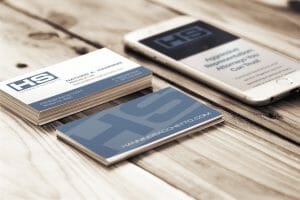 DesignerKen Graphics - Business Cards - Hanning & Sacchetto, LLP.